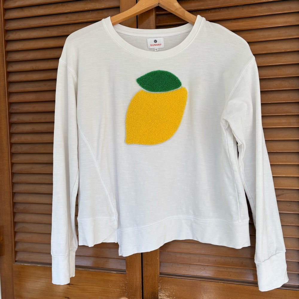 Sundry Lemon Pullover - Picture 3 of 11